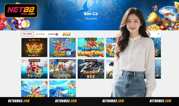 Net88 - Chơi Nét Như Nhà Cái Net 88 2025 43 Bắn cá: Chuyên mục game 3D cực kỳ ăn khách tại Net88
