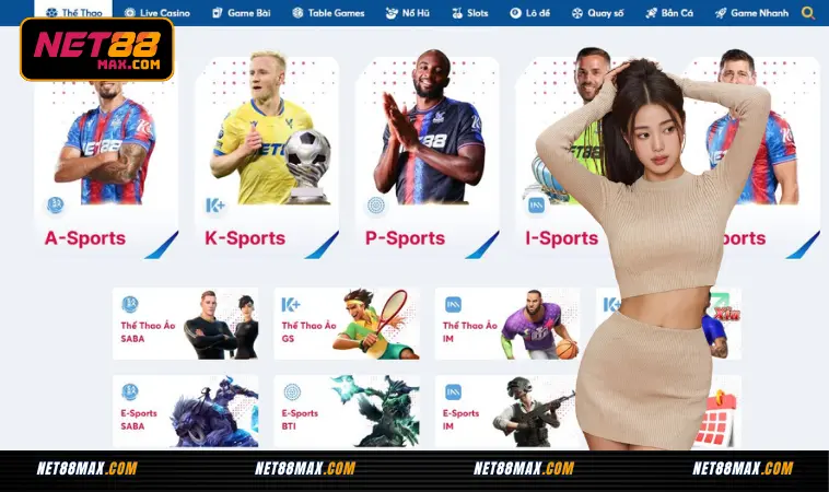 Net88 - Chơi Nét Như Nhà Cái Net 88 2025 42 Cá cược thể thao: Sảnh game được yêu thích nhất tại Net88